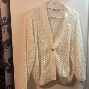 SO Women's Cream Cardigan Sweater